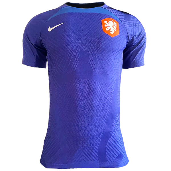 Netherlands maglia da calcio versione speciale olandese maglia da calcio da uomo Olanda Maglia sportiva blu 2022